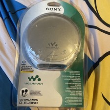 Vintage Sony CD Walkman D-EJ360 Portable CD Player Silver NEW & SEALED