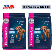 2 Pack, Eukanuba™ Large Breed Puppy Dry Dog Food - Chicken 33 LB 1.59 per pound