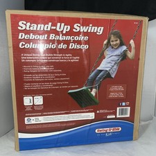 Swing-N-Slide NE 5041 Stand-Up Swing with 14" x 14" Swing Base and Coated Chains