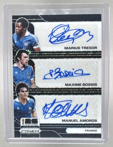 Tresor Amoros Bossis 2026 Panini Prizm World Cup Black Shimmer FOTL Auto 1/1