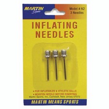 Martin Sports Inflating Needles, Set of 3 MASN2 UPC 720029140029