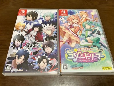 Lot 2 Switch Star Melody Yumemi Dreamer & Paradigm Paradox 2 Game Set JP Import