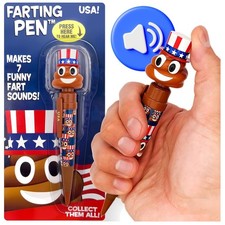 Real Writing Poop Pen with Fart Sounds - Perfect Fun Gift for Boys Girls