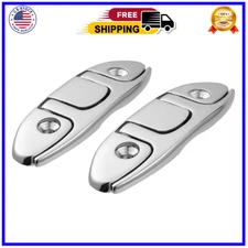 YUSOVE Boat Folding Cleat 4-1/2 316 Stainless Steel Marine Flip Up Dock Cleat,P
