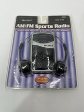 Lenoxx Sound Sports Radio PR-35M Portable AM/FM With Headphones New Sealed