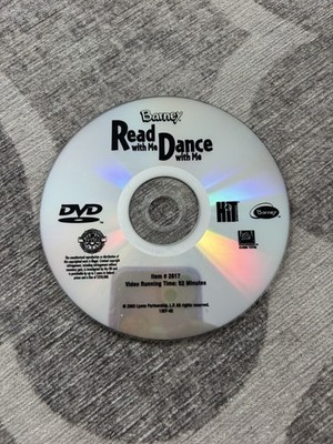 Barney the dinosaur - Read With Me Dance With Me DVD DISC ONLY