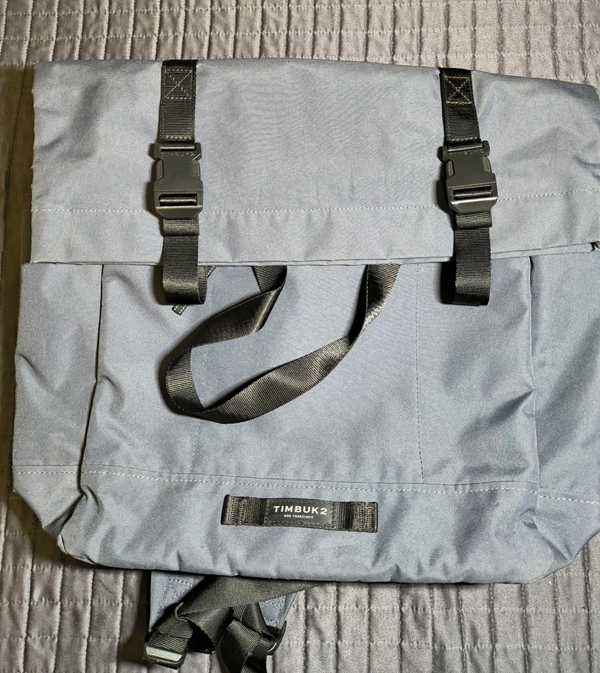 Timbuk2 Gray Messenger Laptop Commuter Bag Backpack - Image 2 of 4