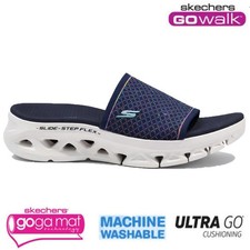 LADIES SKECHERS FLIP FLOPS GOGA MAT MEMORY FOAM SUMMER FLAT MULES SANDALS SIZE