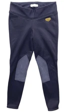 SPIRIT ORIGINALS BY HORZE JODHPURS SZ 24 X 28" BLUE FLEECE LINED KNEE PATCHES