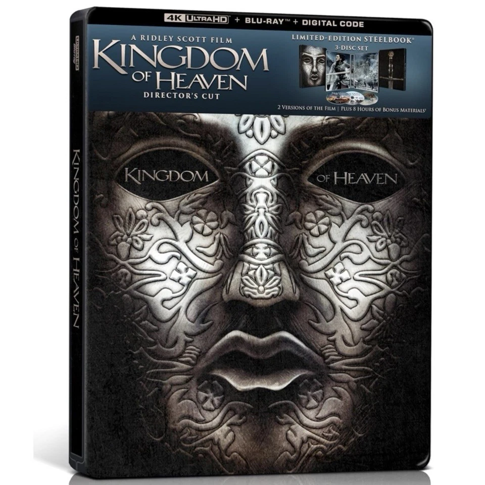 Kingdom of Heaven 4K Ultra HD Blu-ray Steelbook Limited Edition Director Cut New Foto 2 de 4