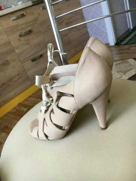 Women Dune Heels Beige 39 #3PBM
