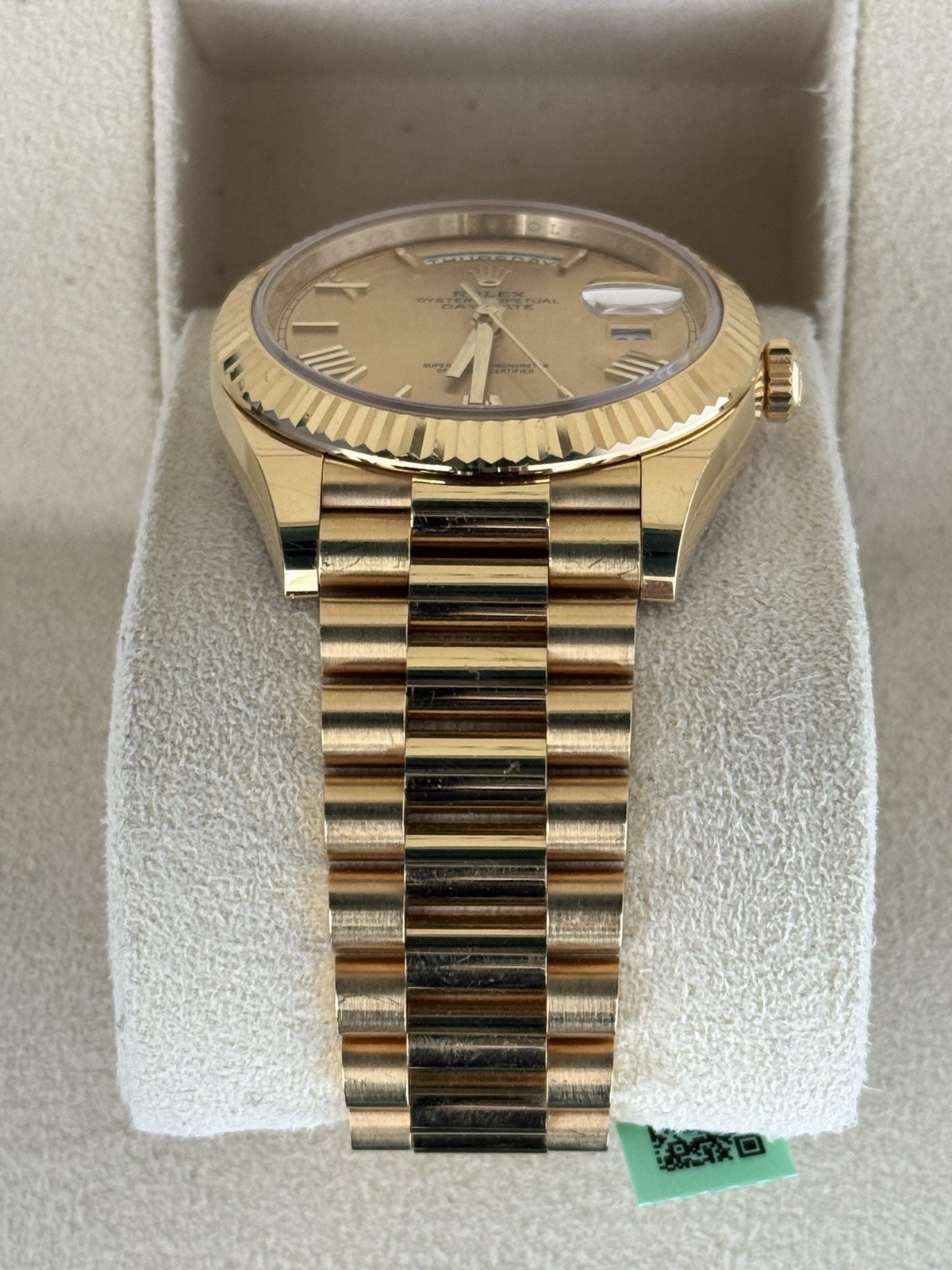 Rolex Day-Date Champagne Men's Watch - 228238 Watch + 2023 Card image 3