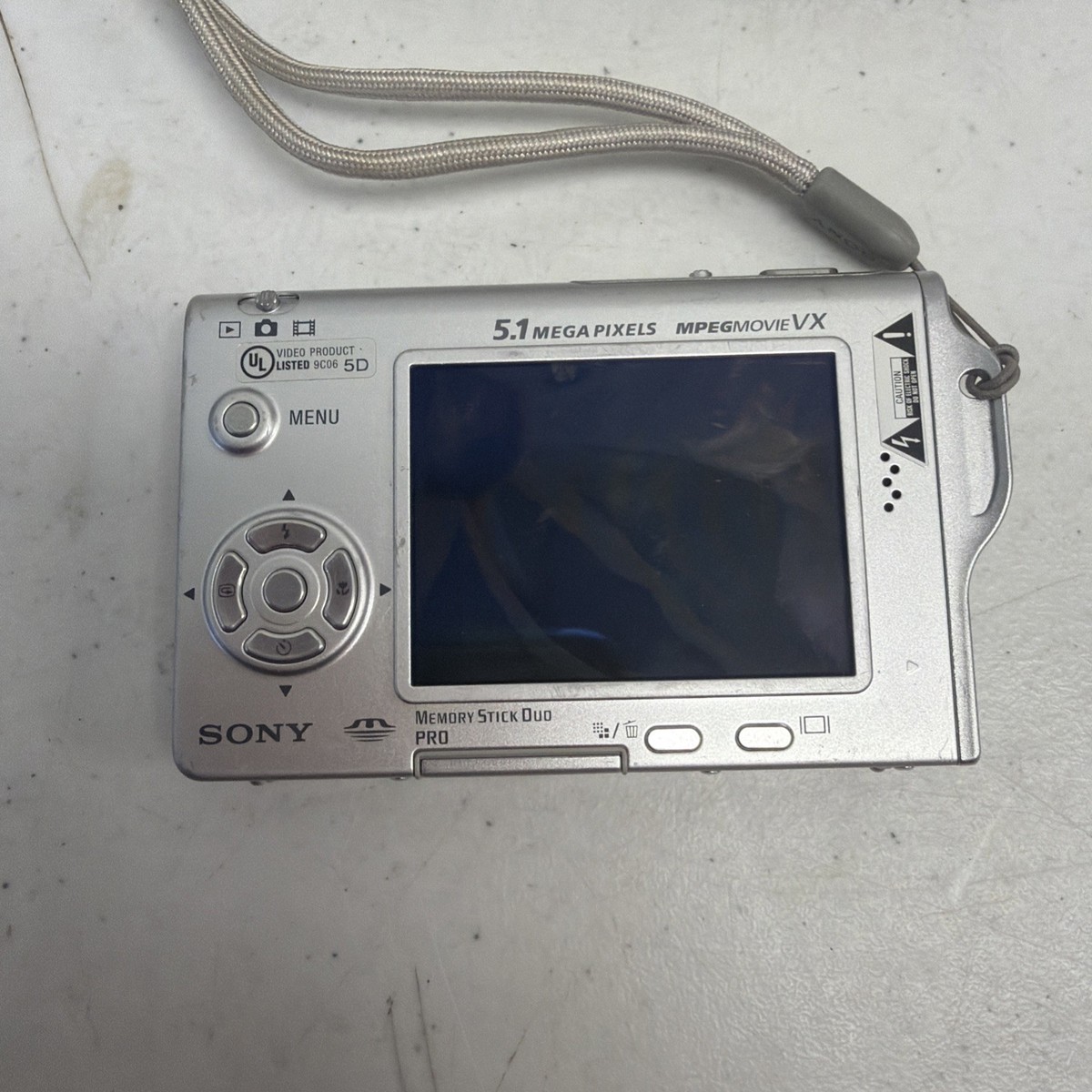 Sony Cyber-shot DSC-T7 5.1MP Digital Camera - Silver for sale
