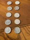 LOT OF 16 1964 and before Roosevelt Silver Dimes 90% Silver Circulated