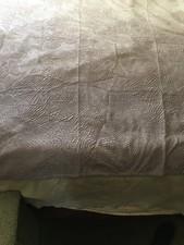 DKNY Spark Microsculpt White  Gray Ombre Fabric Shower Curtain 72" x 72"