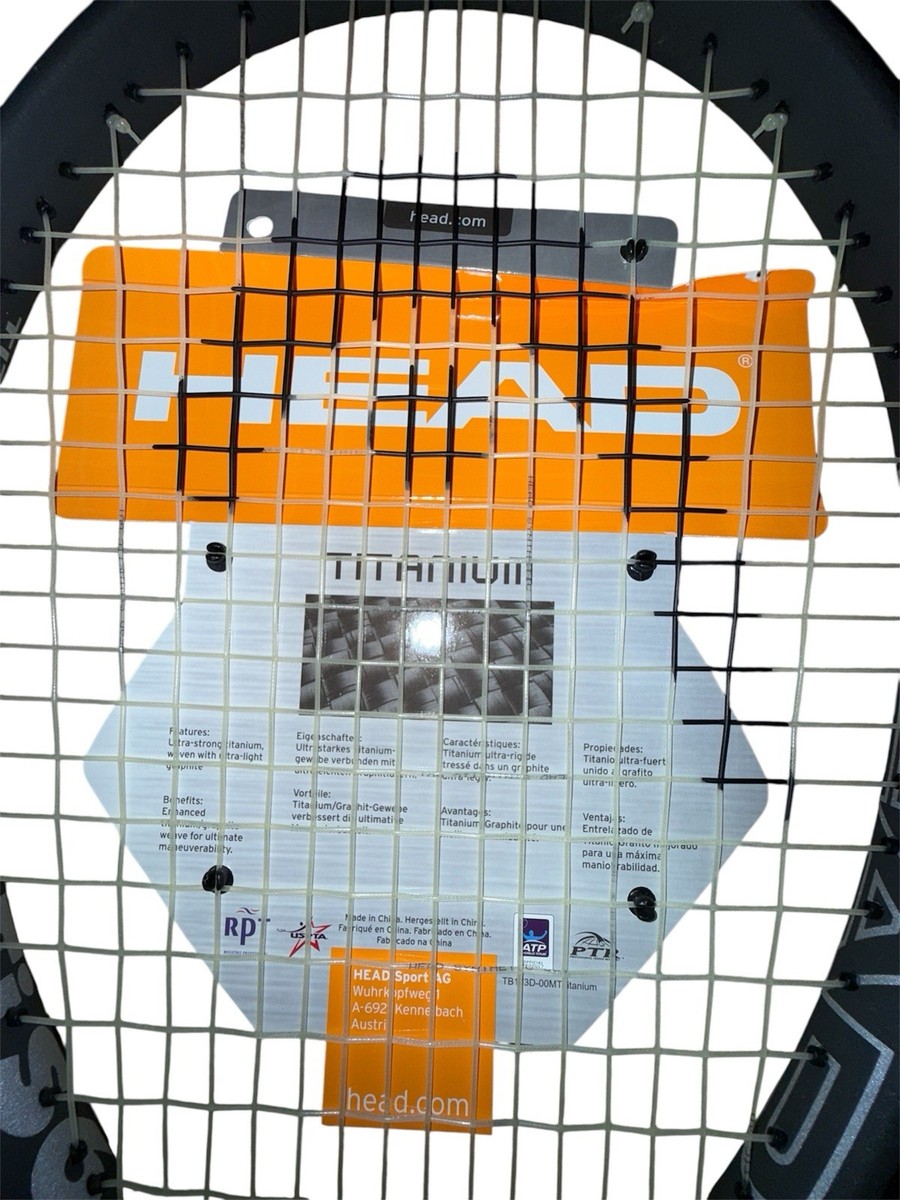 Raquette De Tennis Head Ti.S6 XtraLong, Titane, Manche 4 1/2, Cordage 16x19, Occasion
