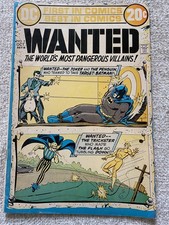 WANTED #2 Villains DC Comics 1972 Fair/Good 