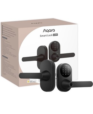 Aqara Smart Lock U300, Fingerprint Keyless Entry Door Lock with Handle