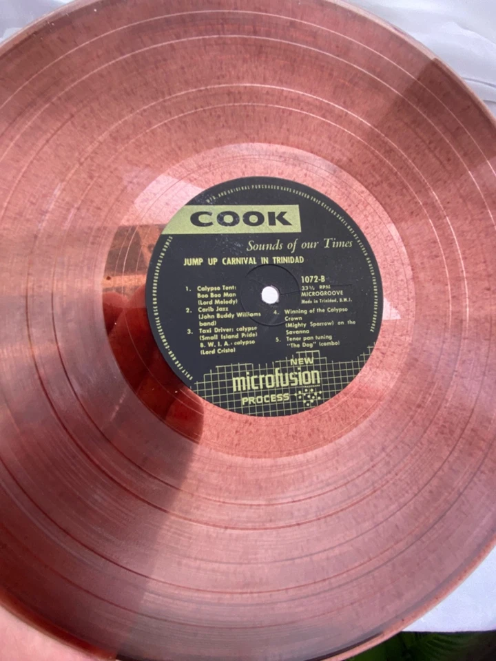 Cook Laboratories 1072 lp JUMP UP CARNIVAL IN TRINIDAD field recording - Image 2 of 4