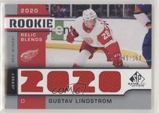 2020 Upper Deck SP Game Used Rookie Relics Blends 45/150 Gustav Lindstrom 04f2