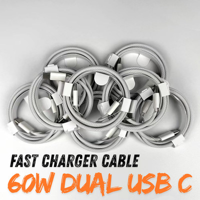 1/10X Type-C to USB C Fast Charger Cable 60W Cord for i-Phone Air/17/16e/15 LOT