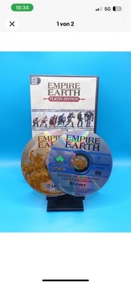 Empire Earth Platin Edition · PC CD-ROM Spiel · Guter Zustand · Komplett