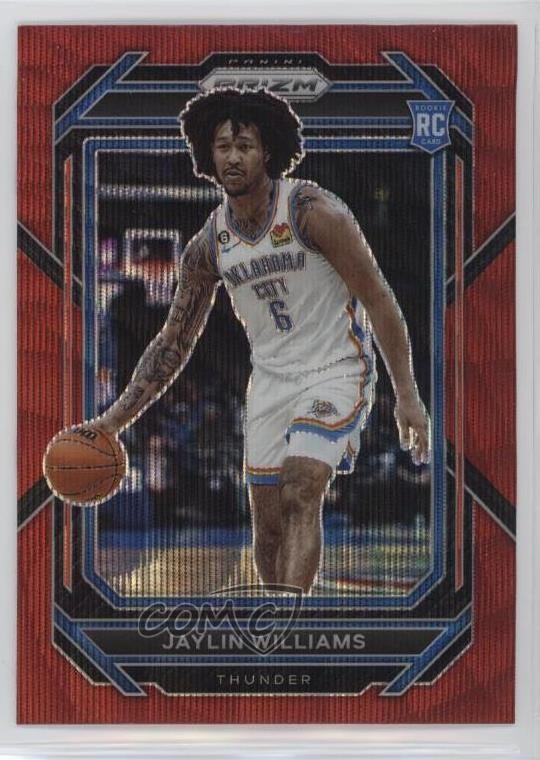 2022-23 Panini Prizm Ruby Wave Prizm Jaylin Williams #247 5ub