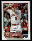 2023 Topps Chrome Update #ASGC-18 Mike Trout 2023 All-Star Game card