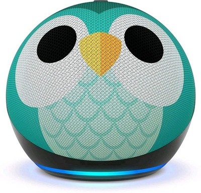 Amazon Echo Dot Kids Edition 5.Gen Smart Lautsprecher Eulen Design