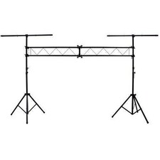 10 FT Mobile DJ Portable Lighting Truss Stand System w/ T-Bars