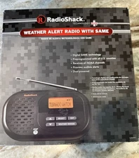 Radio Shack NOAA Weather Alert Radio With SAME & Alarm Clock 1200991 NIB