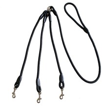 No Tangle 3 Dog Leash Triple Coupler Multi Way Splitter Nylon Dog Leash for Smal