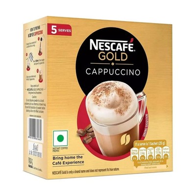 Nescafé Gold Cappuccino Instant Coffee Premix, 125g
