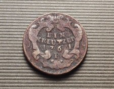 Austria 1761-P 1 Kreuzer Maria Theresa VG CA745