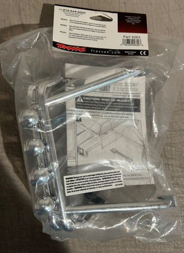 Traxxas Part#9262 Chrome Rollbar,TRX-4 K10/F150 Pick-ups, New Sealed - Picture 3 of 3
