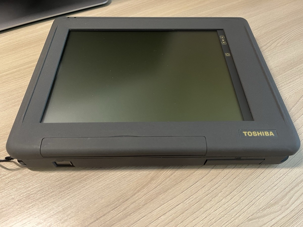 Vintage Toshiba T200 Tablet PC 1993 – Excellent, Recapped