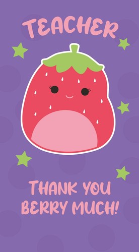Squishmallows Thank You Teacher Card - Picture 3 of 3