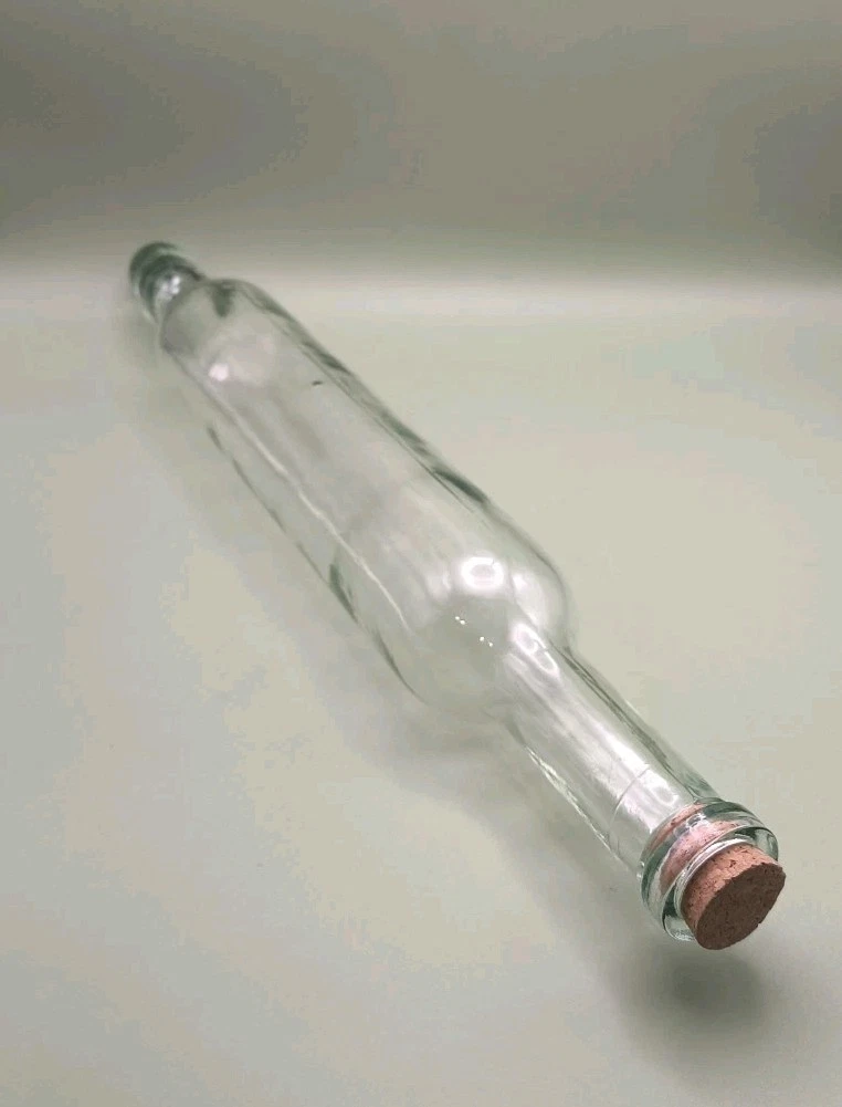 Large Glass Rolling Pin Vintage Handmade In Spain Recycled Glass Baker Baking