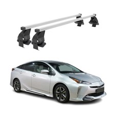 Menabo Dachträger Grundtäger für Toyota Prius mk4 2018-2022 FL 50kg Stahl Silber