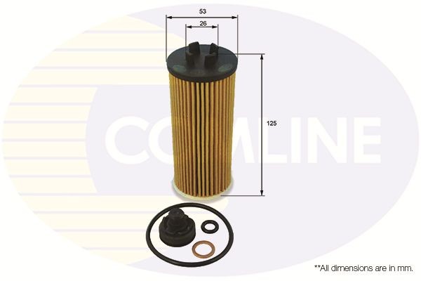 Oil Filter 53mm Outer ⌀ For BMW 2 Series i8 X1 X2 X3 Mini Clubman COMLINE EOF296