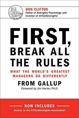 Gallup Press - First Break All The Rules   What the World's Great - H245z