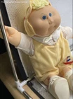 Vintage Cabbage Patch Kids Blue Eye Hat Wear Preemie Baby Doll With Outfits