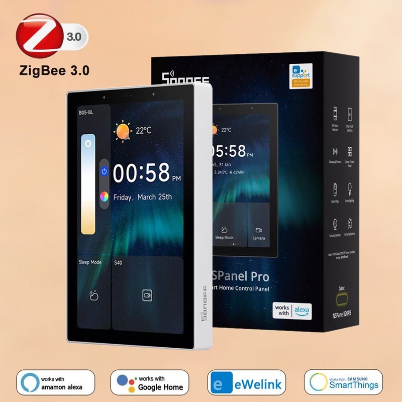SONOFF NSPanel Pro Smart Home Touch All in One Control Panel Built-in Zigbee Hub