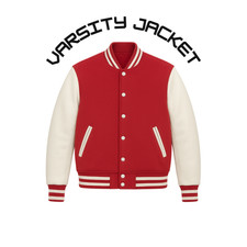 Varsity Jacket Mens Womens Letterman Bomber Baseball Retro College Jacket