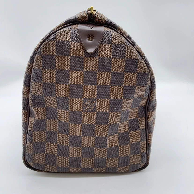 Auth Louis Vuitton Damier Ebene Speedy 30 Handbag W/D Box NS110537 - Image 4 of 4
