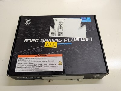MSI B760 Gaming Plus WiFi Intel LGA1700 DDR5 WiFi 6E UNTESTED PARTS/REPAIRS