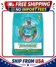 Purina ONE Plus, Indoor Advantage, Dry Cat Food, Turkey, 16 lb Bag