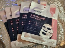 MEDIHEAL GLOWING AIR PACKING PINK WRAP 0.67 OZ 5 PACK NEW