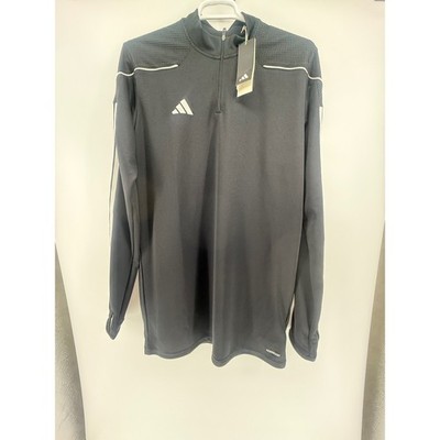 Adidas Tiro 23 Training Top Men's Track Football Soccer Black Pullover LT NWT