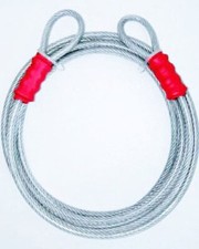 12ft,  1 /8  Coated Wire Rope Cable Keep Gril...